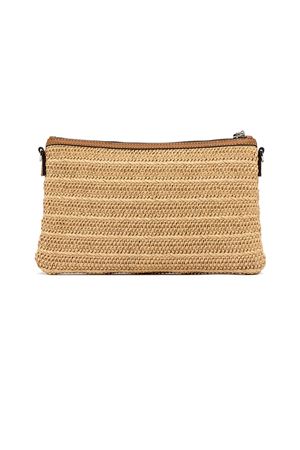 Pochette in paglia naturale GIANNI CHIARINI | BS10865COMMRVMRK064